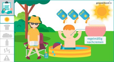 Tips for parents of babies and small children during hot weather